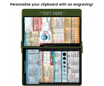WhiteCoat Clipboard® - Army Green Critical Care Edition
